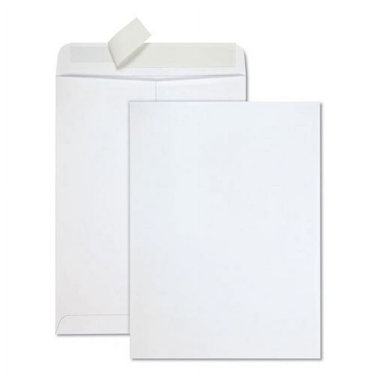 Redi-Strip Catalog Envelope, #10 1/2, Cheese Blade Flap, Redi-Strip Adhesive Closure, 9 x 12, White, 100/Box Redi-Strip Catalog Envelope, #10 1/2, Cheese Blade Flap, Redi-Strip Adhesive Closure, 9 x 12, White, 100/Box