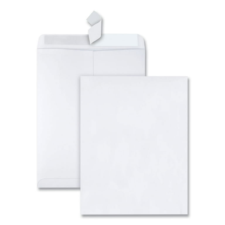 Redi-Strip Catalog Envelope, #13 1/2, Cheese Blade Flap, Redi-Strip Adhesive Closure, 10 x 13, White, 100/Box Redi-Strip Catalog Envelope, #13 1/2, Cheese Blade Flap, Redi-Strip Adhesive Closure, 10 x 13, White, 100/Box