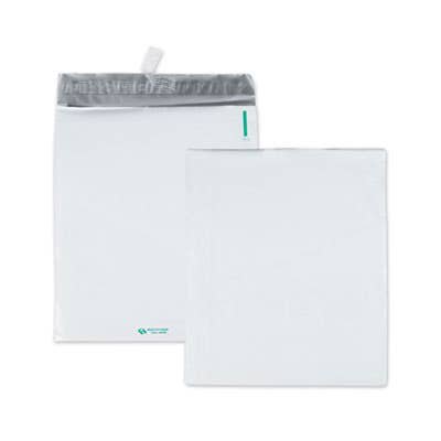 Redi-Strip Poly Expansion Mailer, #4 1/2, Square Flap, Redi-Strip Closure, 11 x 13, White, 100/Carton