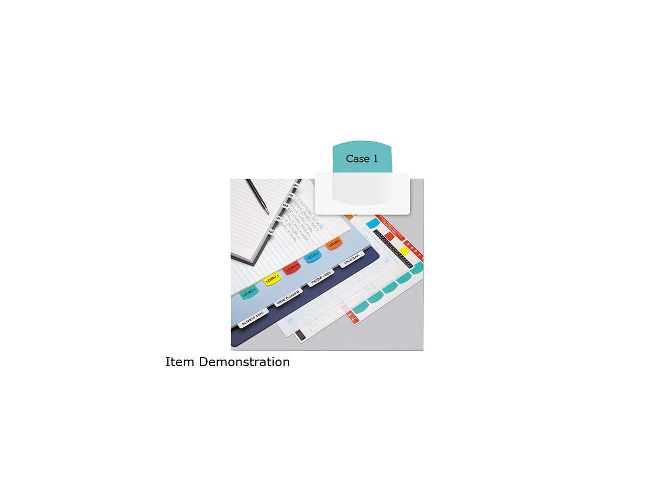 Assorted Color Laser Printable Index Tabs, 100-Pack