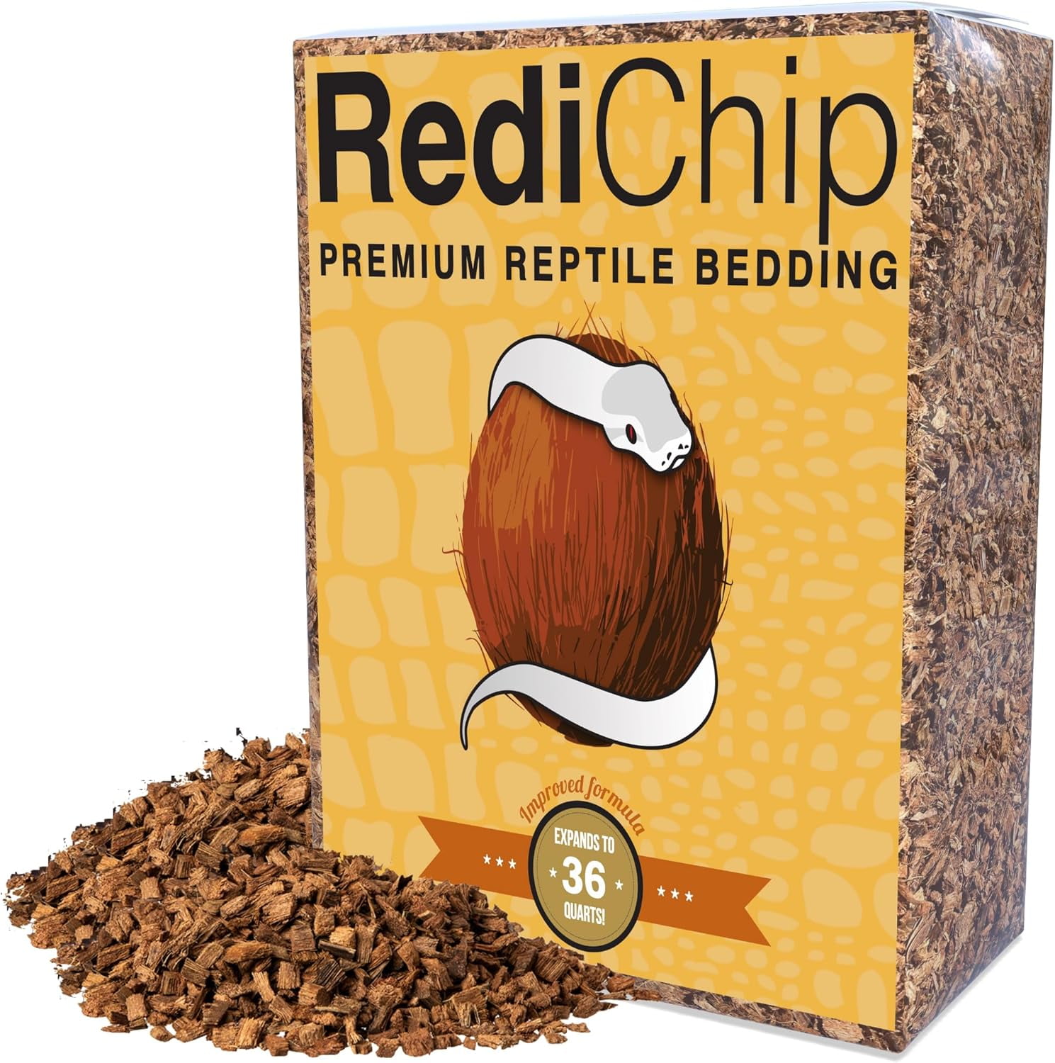 RediChip Reptile Bedding Loose Medium Coconut Chip Substrate 12 Quart