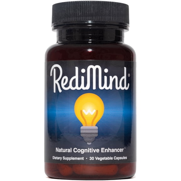 RediMind - Natural Cognitive Enhancement Supplement - Non-GMO, Vegan, Gluten-Free