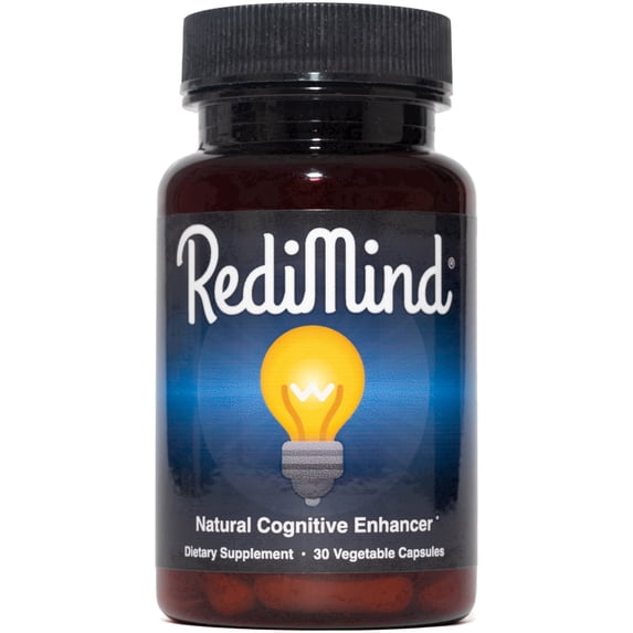 RediMind - Natural Cognitive Enhancement Supplement - Non-GMO, Vegan, Gluten-Free