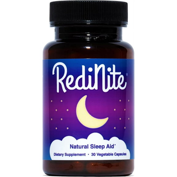 RediNite - Natural Sleep Aid Supplement - Non-GMO, Vegan