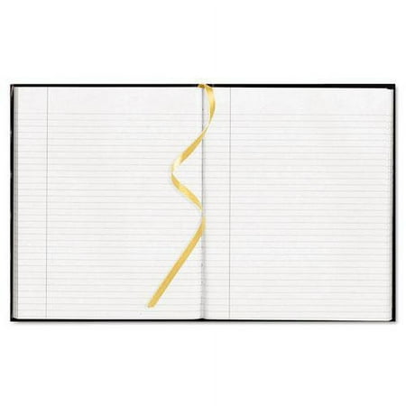 Rediform A45300 Texhide Notebook, Black.Burgundy, 300 Pages, 9 1/4 x 6