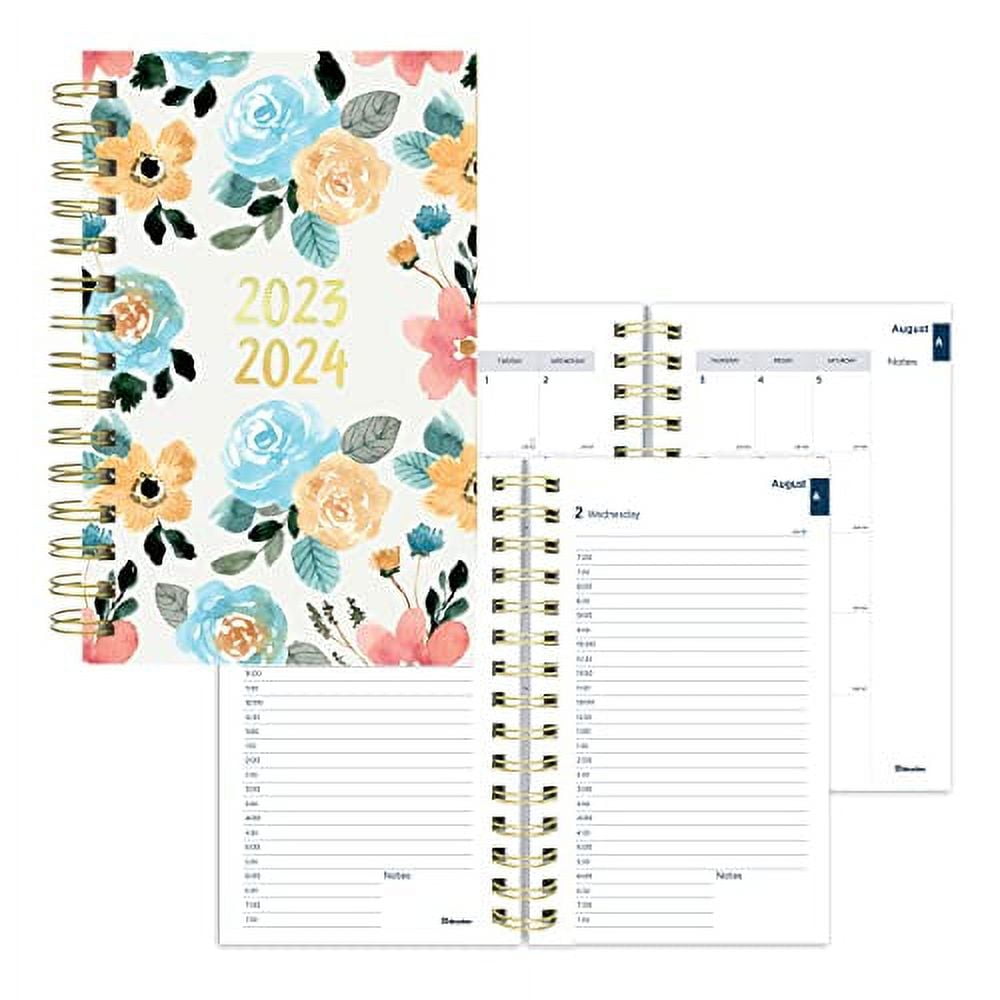 Rediform Blueline Daily Academic Planner, August to July, Twin-Wire ...