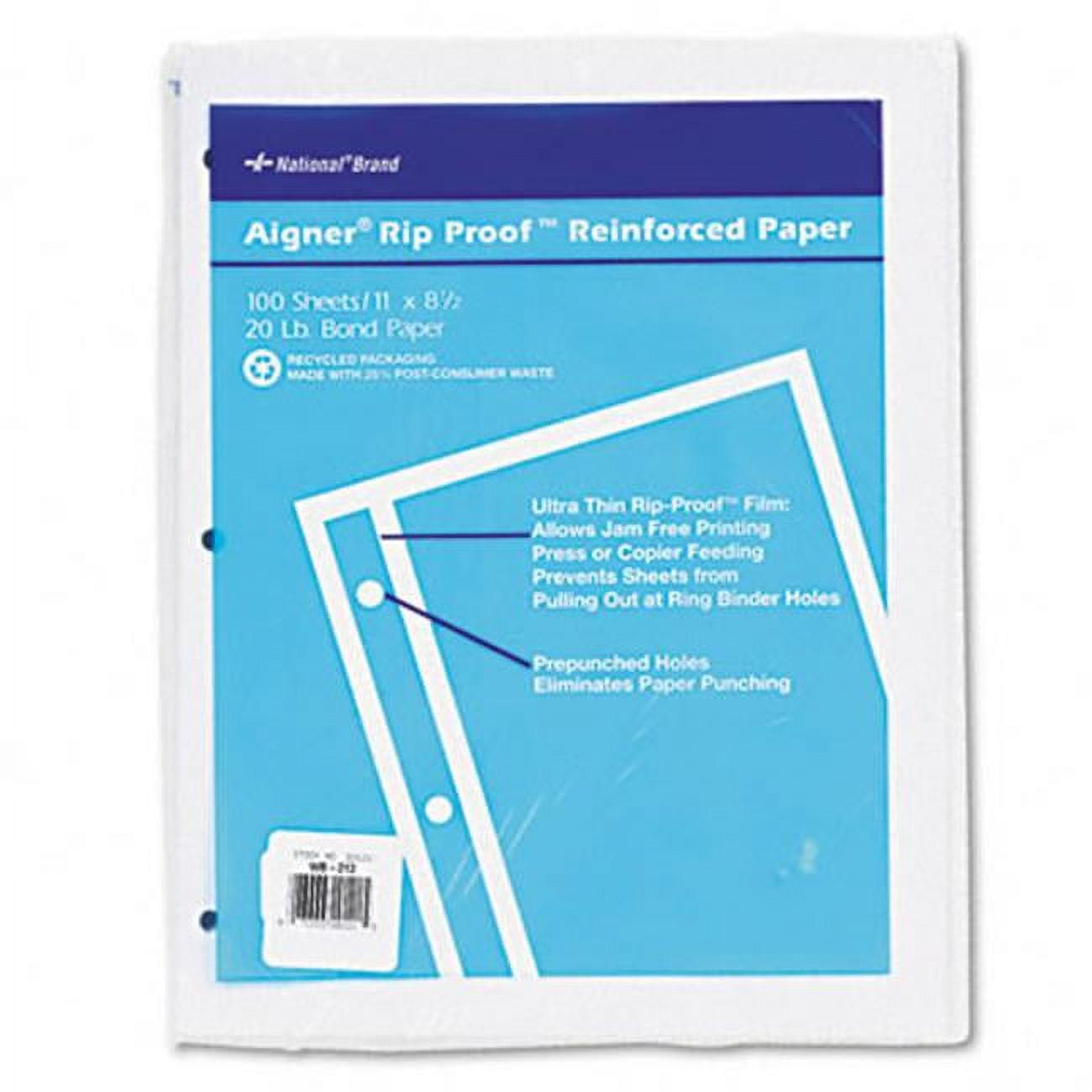 Rediform Heavyweight Reinforced Bond Filler Paper - White - 11 x 8-1/2 ...
