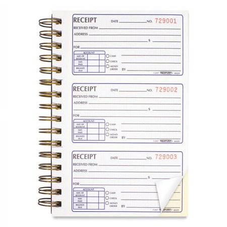 Rediform Money Receipt Book, Two-Part Carbonless, 5 X 2.75, 3/page, 225 Forms | Order of 1 Each