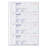 Rediform Money Receipt Book, Two-Part Carbonless, 7 x 2.75, 4/Page, 200 ...