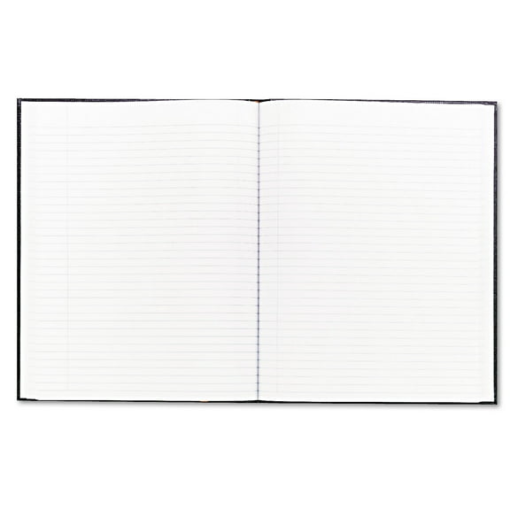 Rediform Office Products Executive Notebook, College Rule, Black , 10 3/4 x 8 1/2, 75 Sheets