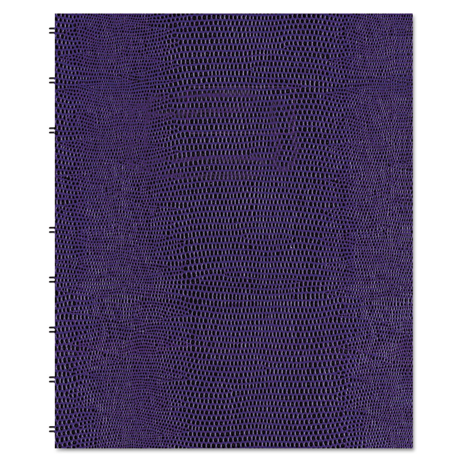 Rediform Office Products Miraclebind Notebook, 1 Subject, Medium/college Rule, Purple Cover, 9.25 X 7.25, 75 Sheets