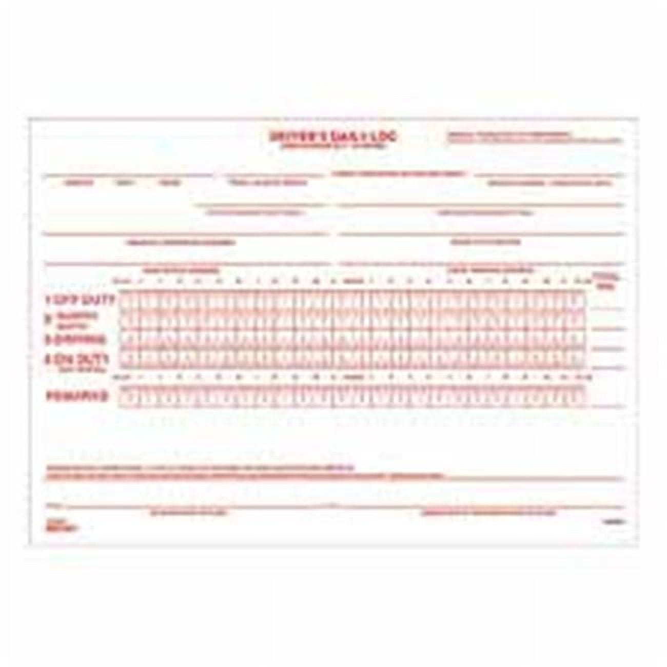 Rediform Office Products RED Driverft.s Log With Carbons- 5-.50in.x7 ...