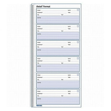 Rediform, RED51113, Voice Mail Log Book, 1 Each, White