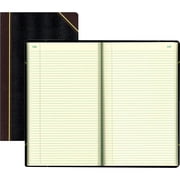 Rediform, RED57151, Texhide Cover Record Books with Margin, 1 Each, Black
