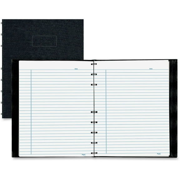 Rediform, REDA7150BLK, NotePro Twin-wire Composition Notebook, 1 Each