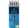 thumbnail image 1 of Rediform Schneider Slider Rave XB Ballpoint Pens, Extra Broad Point, 1.4 mm, Blue Barrels, Black Ink, 1 Each, 1 of 3