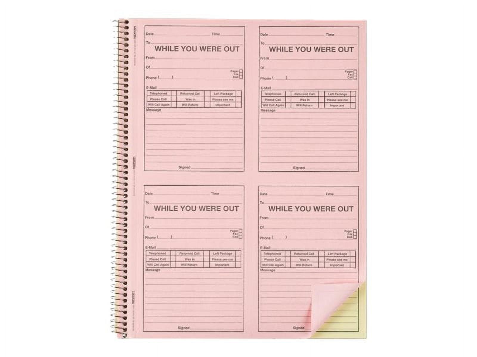 Rediform Telephone message book 200 forms duplicate
