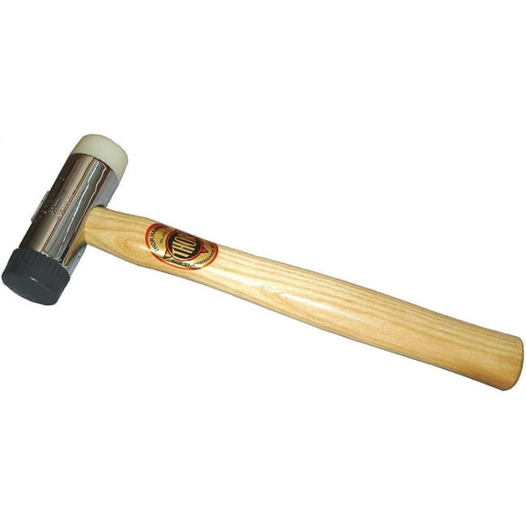 Redify 712R Soft Hard Nylon Face Hammer 650G - 38MM 650g, 38mm Holzstiel, Nylon- Und Pvc-einstze