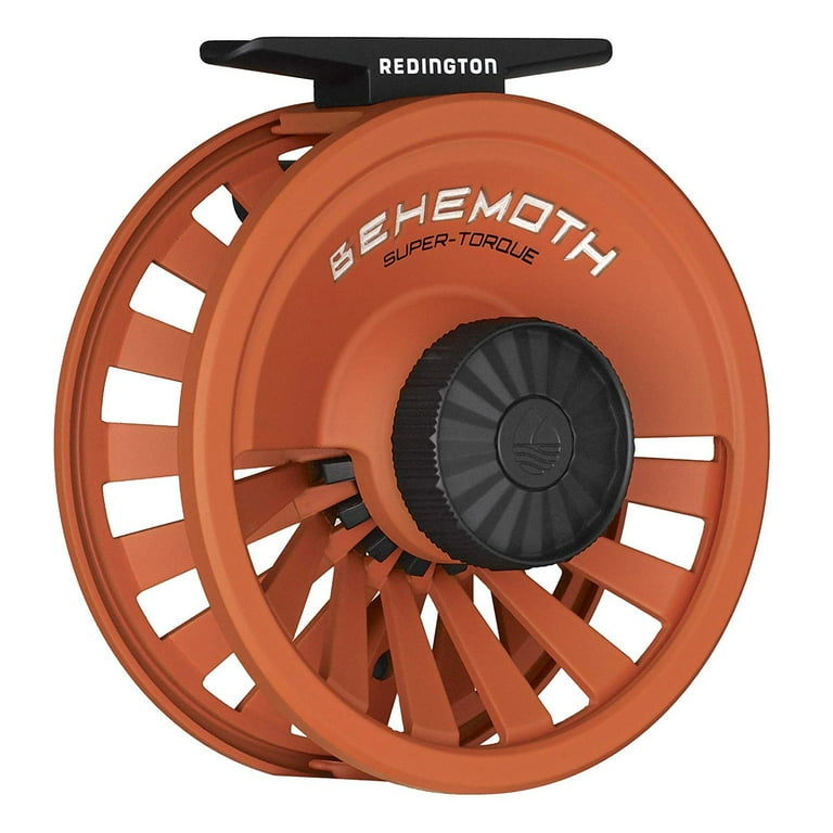 Redington Behemoth 5/6 Spool Heavy-Duty Carbon Fiber Fly Fishing Reel,  Orange 
