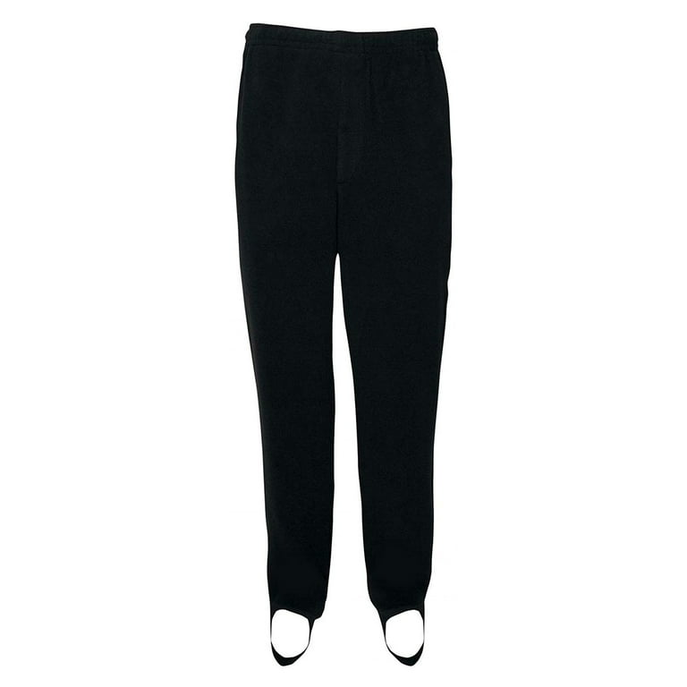 Redington I/O Fleece Fishing Pants for Waders and Bib Overalls, Black (Large)  