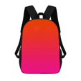 thumbnail image 1 of Redish Pink Gradient Large Capacity Backpacks For Teenagers Travel Bags Casual 17In Backpack, 1 of 7