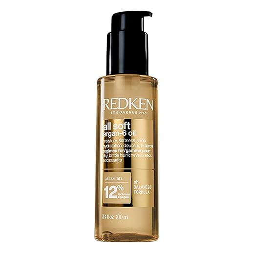 Redken All Soft Argan-6 Oil Treatment For Dry Hair 3.4 oz