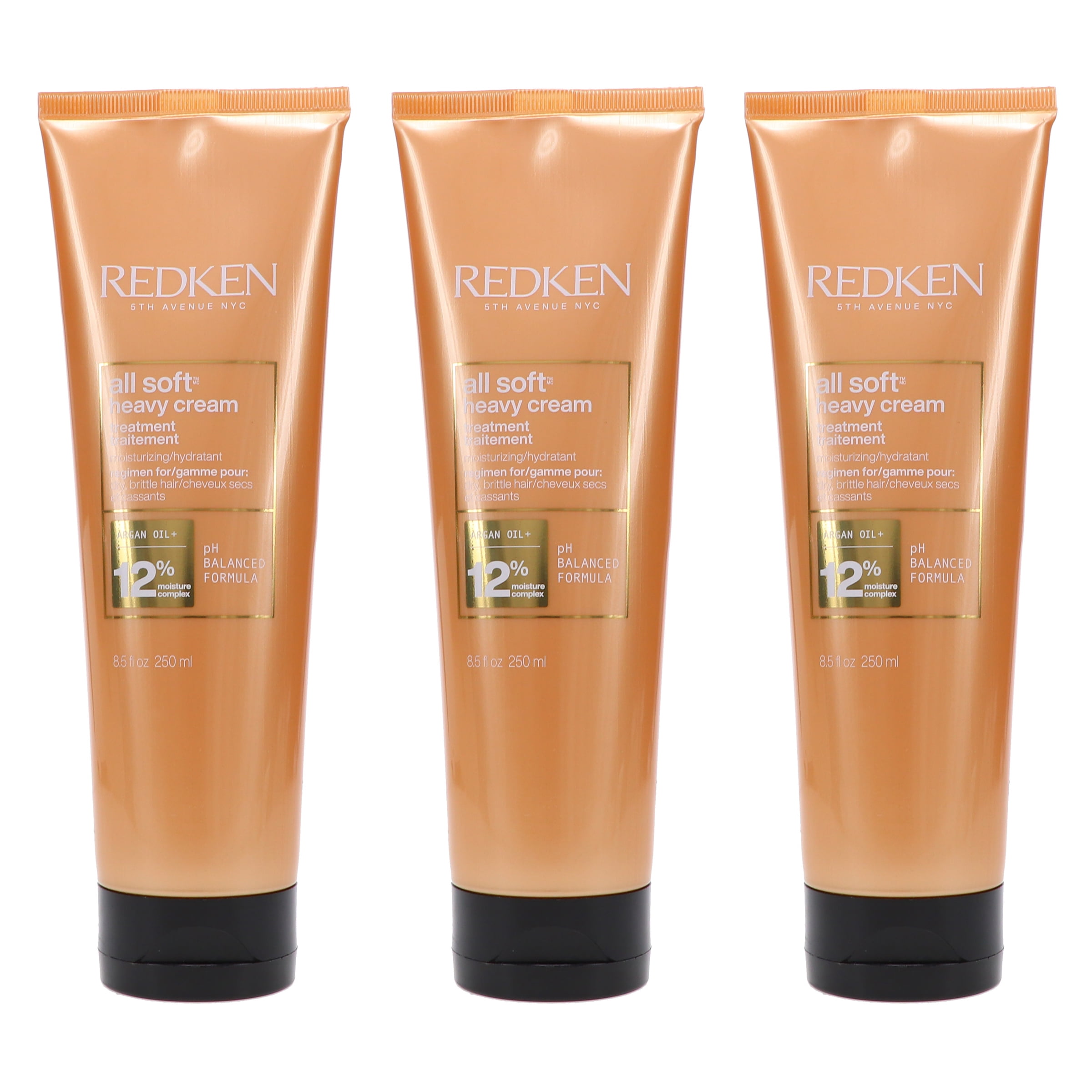 Redken All Soft Heavy Cream 8.5 oz 3 Pack - Walmart.com