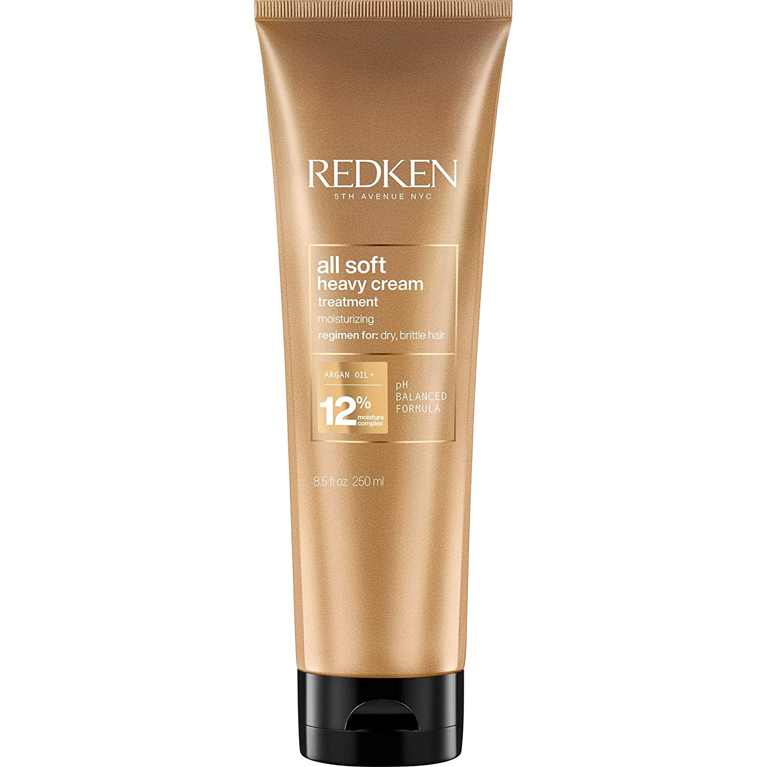 Redken All Soft Heavy Cream Treatment Mask | Deep Conditioner For Dry Hair | Deep Conditioning Hair Treatment For Smooth Hair | 8.5 Fl Oz
