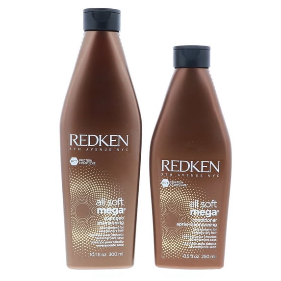 Redken All Soft Mega Shampoo 300ml and Conditioner 250ml Set