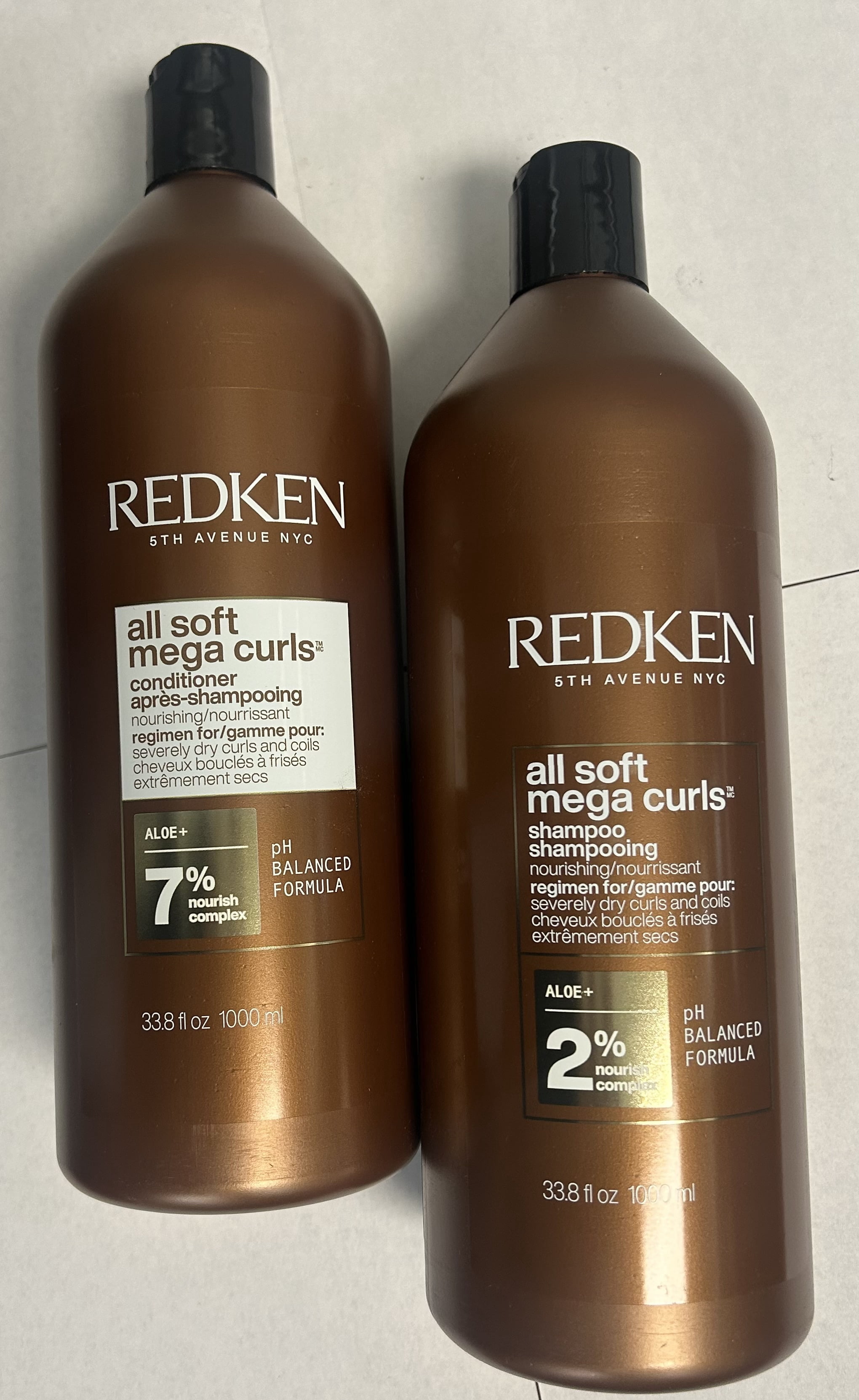 Redken All Soft Mega Shampoo & Conditioner, 33.8 oz COMBO PACK