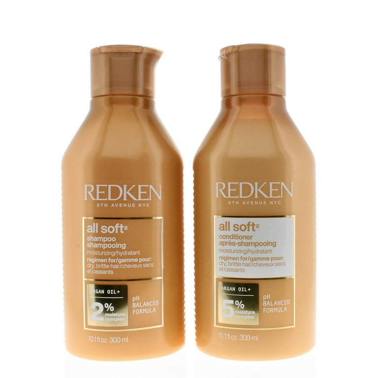 Redken Soft Shampoo and Conditioner Set For Dry and Brittle Hair 10.1 Ounce Each - Walmart.com