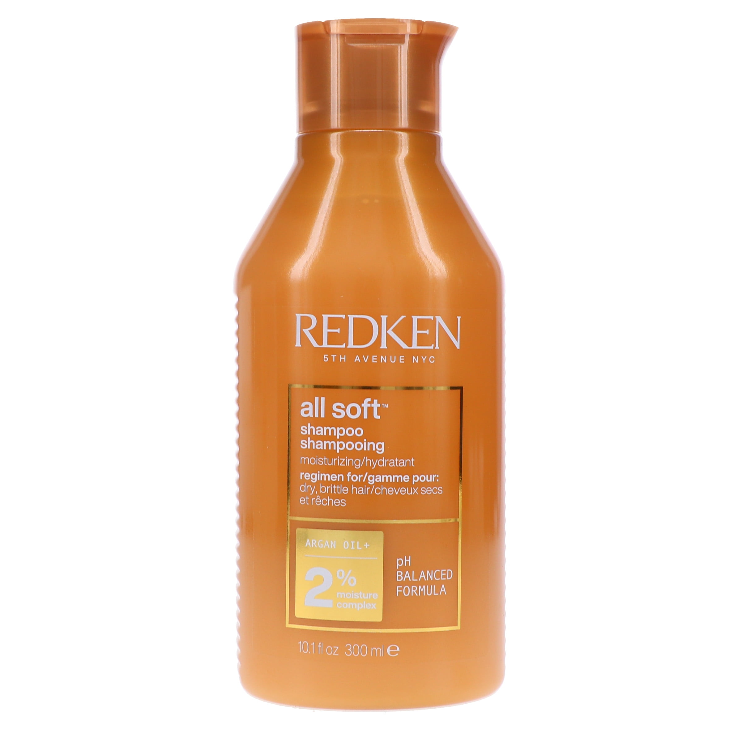 Redken Professional Hair Repair Shampoo, All Soft, Split End Repair, 10.1 oz