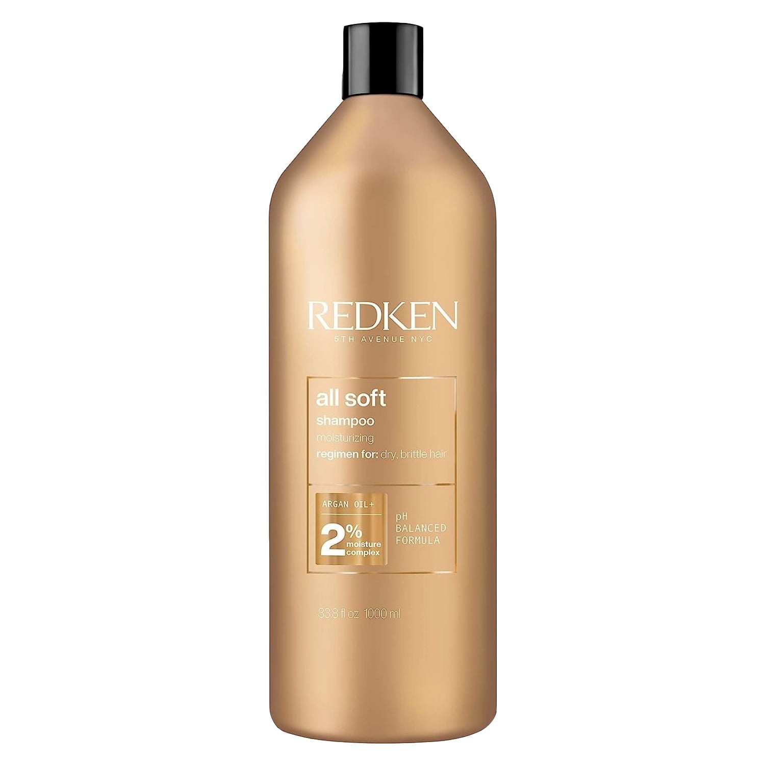 Redken All Soft Shampoo, 33.8 Fl Oz