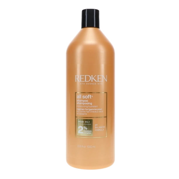 Redken All Soft Moisturizing Shampoo For Dry & Brittle Hair, 33.8 oz