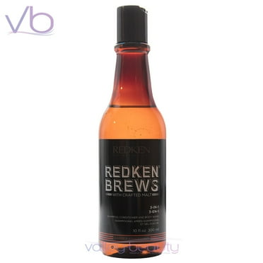 Redken Brews 3-in-1 Shampoo, Conditioner & Body Wash, 300ml