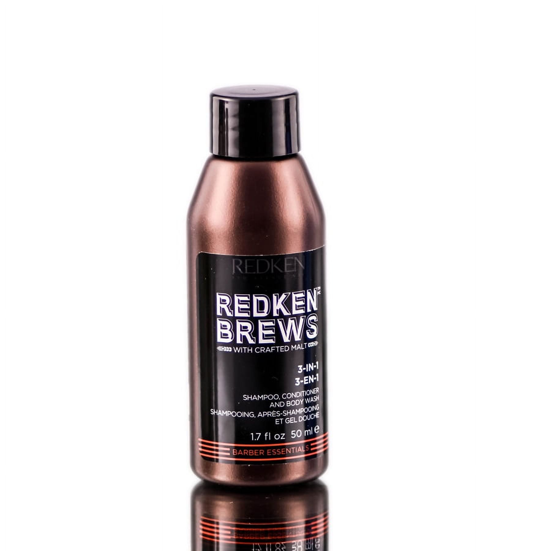Redken Brews 3 in 1 Shampoo Conditioner and Body Wash 1.7 oz