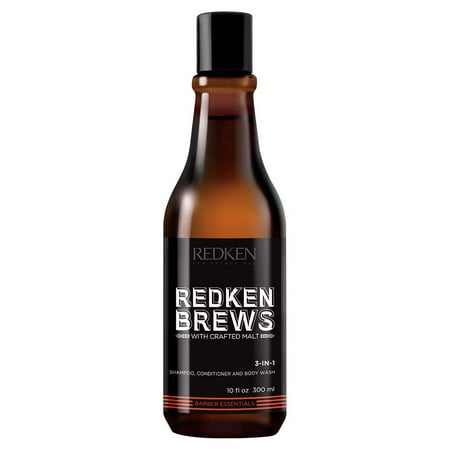 Redken Brews 3-in-1 Shampoo, 10.1 fl. oz.