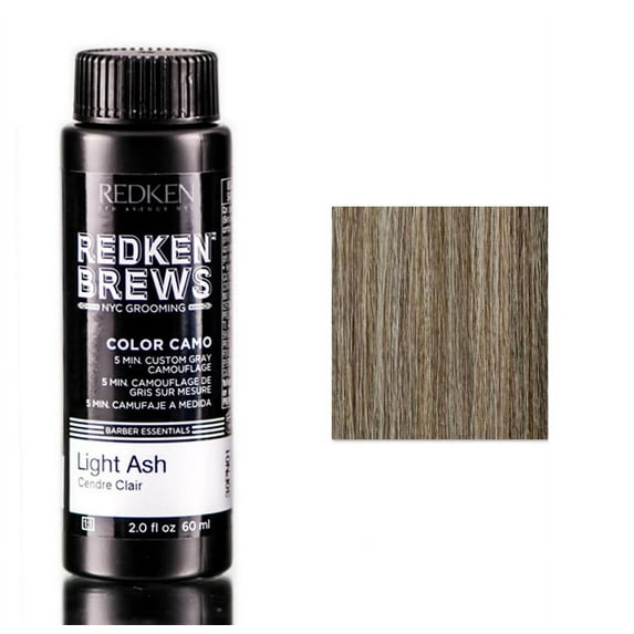 Redken Brews Color Camo with Sleek Comb, Light Ash - 1 Pack