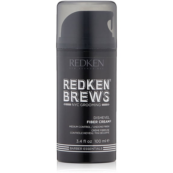 Redken Brews Dishevel Hair Fiber Cream for Men, 3.4 Oz