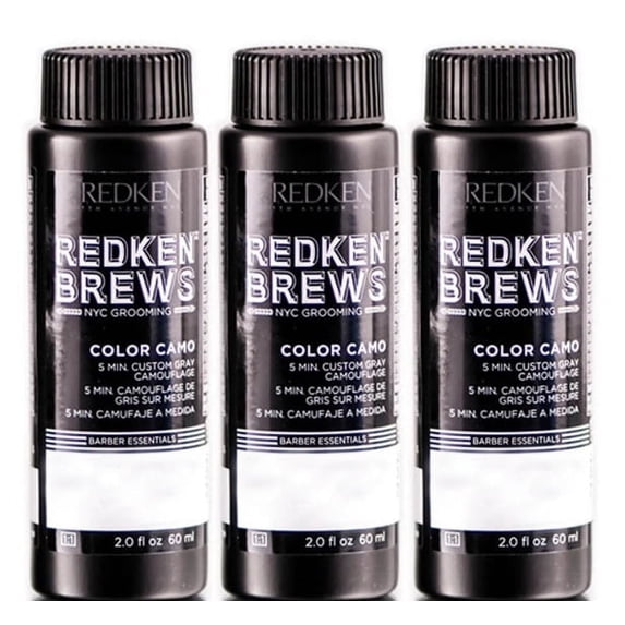 Redken Brews For Men 5 Minute Color Camo, Dark Natural (3x60ml)
