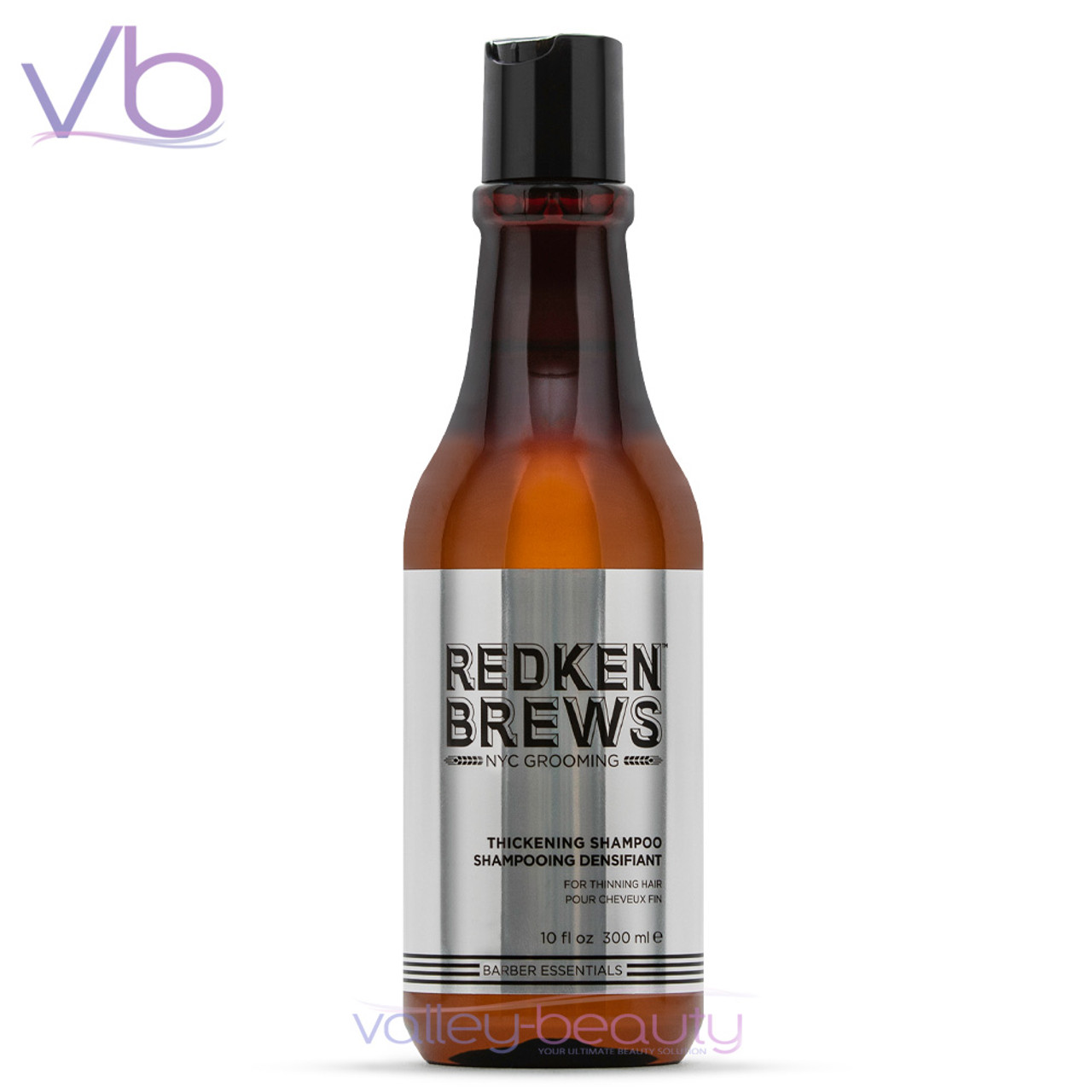 Redken Brews Thickening Shampoo | For Men's Thinning Hair, 300ml ...