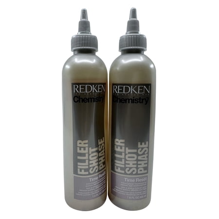 Redken Chemistry Filler Shot Phase Time Reset Porous & Weak Hair 7.6 oz Set of 2