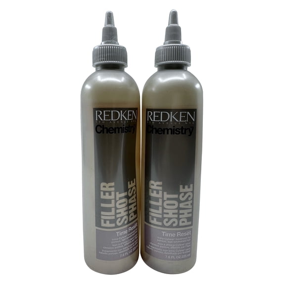 Redken Chemistry Filler Shot Phase Time Reset Porous & Weak Hair 7.6 oz Set of 2