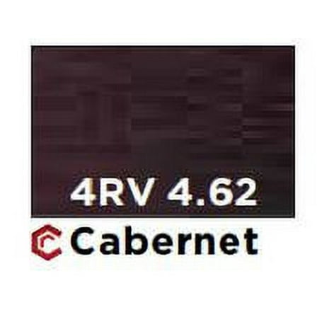 Redken Color Gel Lacquers - 4RV/4.62 Cabernet - Pack of 1 with Sleek Comb