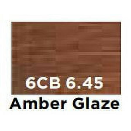 Redken Color Gel Lacquers - 6CB/6.45 Amber Glaze - Pack of 1 with Sleek Comb