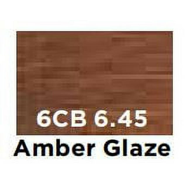 Redken Color Gel Lacquers - 6CB/6.45 Amber Glaze - Pack of 1 with Sleek Comb