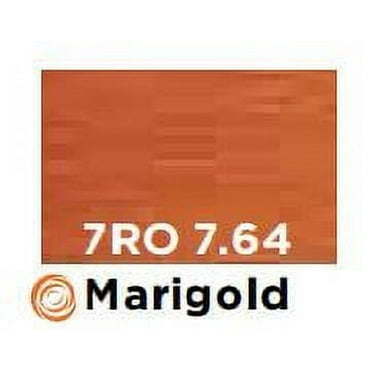Redken Color Gel Lacquers - (7RO 7.64) Marigold - Pack of 1 with Sleek Comb