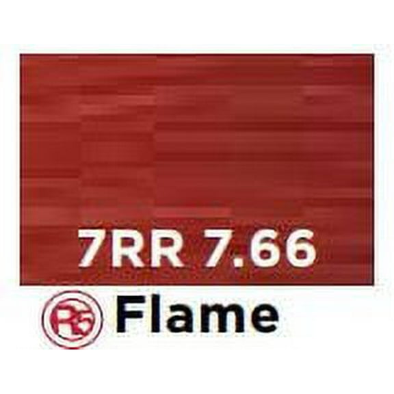 Redken Color Gel Lacquers - 7RR/7.66 Flame with R5 - Pack of 1 with Sleek Comb