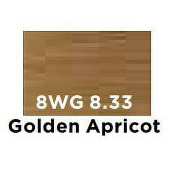 Redken Color Gel Lacquers - 8WG/8.33 Golden Apricot - Pack of 1 with Sleek Comb