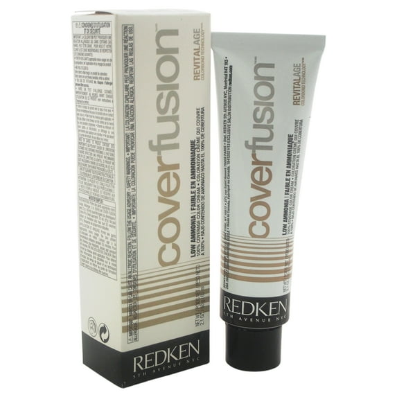 Redken Cover Fusion Low Ammonia Hair Color, 4Nbr - Natural/Brown/Red for Women, 2.1 oz